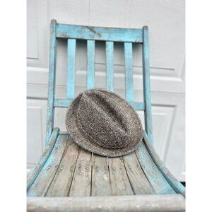 Vintage men's tweel wool fedora small
